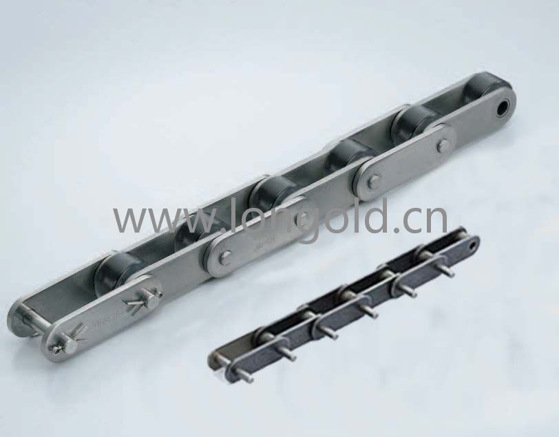 多節(jié)帶加長銷附件塑料滾子雙倍節(jié)距鏈條 基本型SS規(guī)格